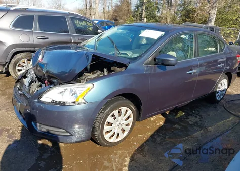 2015 Nissan Sentra Sv from USA, damaged, VIN 3N1AB7AP1FY264428